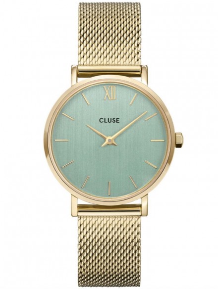 CW0101203030 Women's Watch Minuit Gold Tone / Turquoise