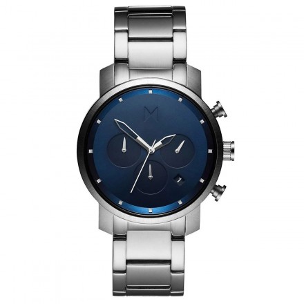 CHRONO 40MM NAVY SILVER