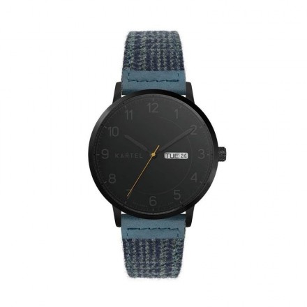 MORRIS 40MM BLUE FABRIC STRAP WATCH