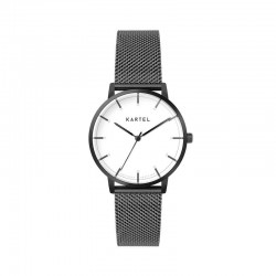 ISLA 34MM BLACK CHAIN MESH STRAP WATCH