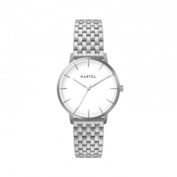 ISLA 34MM SILVER METAL STRAP WATCH