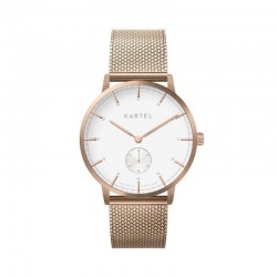 KENDRICK 40MM ROSE GOLD CHAIN MESH STRAP WATCH