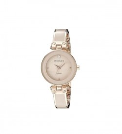 Anne Klein Rose Gold-Tone Alloy Ladies Watch AK-1980BMRG