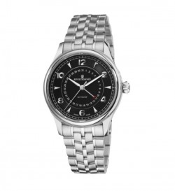 Revue Thommen Men's 10012.2137 'Date Pointer' Stainless Steel Automatic Watch
