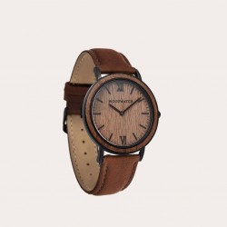 Brown Walnut Pecan - Minimal 40MM 