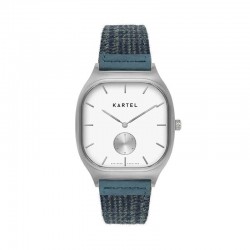 SINCLAIR 42MM BLUE FABRIC STRAP WATCH