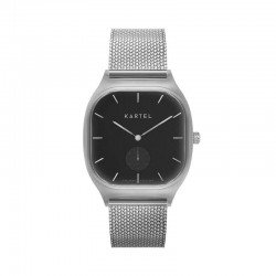 SINCLAIR 42MM SILVER CHAIN MESH STRAP WATCH