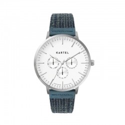 CUILLIN 43MM BLUE FABRIC STRAP WATCH