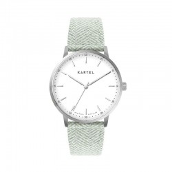HUME 40MM BLUE FABRIC STRAP WATCH