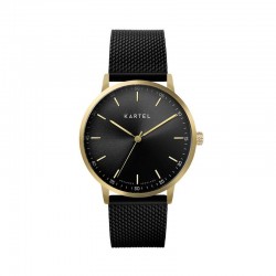 HUME 40MM BLACK CHAIN MESH STRAP WATCH