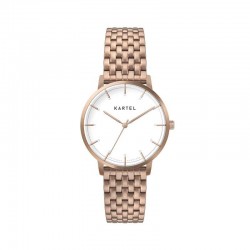 ISLA 34MM ROSE GOLD METAL STRAP WATCH