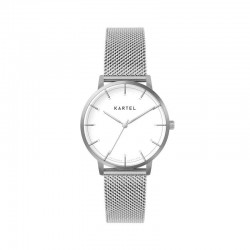 ISLA 34MM SILVER CHAIN MESH STRAP WATCH