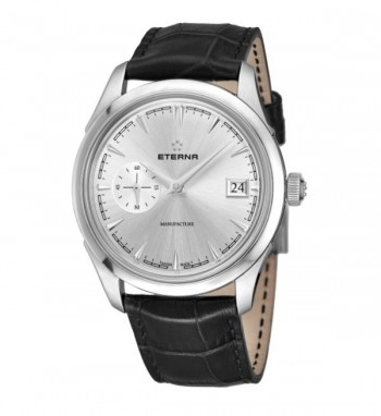 Eterna Men's 7682.41.10.1700 'Heritage' Silver Dial Stainless Steel Small Seconds Automatic Swiss Made Watch