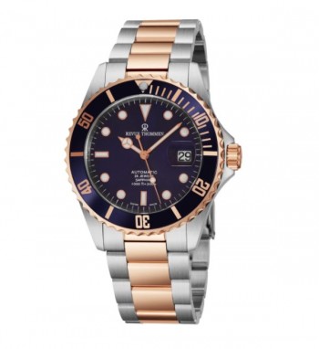 Revue Thommen 17571.2155 'Diver' Blue Dial Two Tone Stainless Steel Swiss Automatic Watch