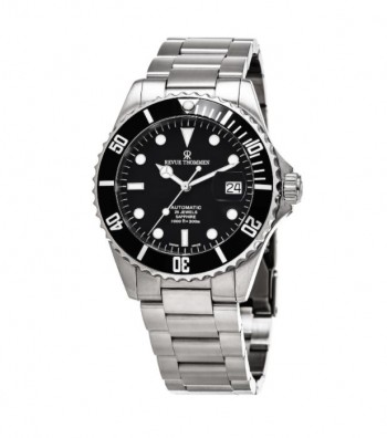Revue Thommen Men's 17571.2135 'Diver' Black Dial Stainless Steel Swiss Automatic Watch
