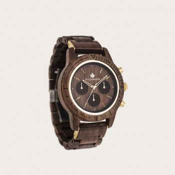 Walnut Gold - Chronus - 42mm