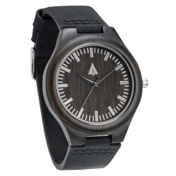 Classic Ebony Theo Monochrome leather
