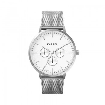 CUILLIN 43MM SILVER CHAIN MESH STRAP WATCH