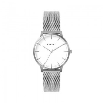 ISLA 34MM SILVER CHAIN MESH STRAP WATCH